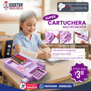 Súper Cartuchera Multiusos