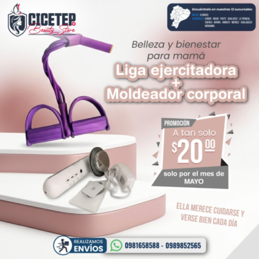 Liga ejercitadora + moldeador corporal