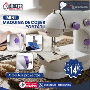 Máquina de coser portátil